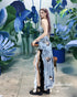 Frayed Denim Layered Dress